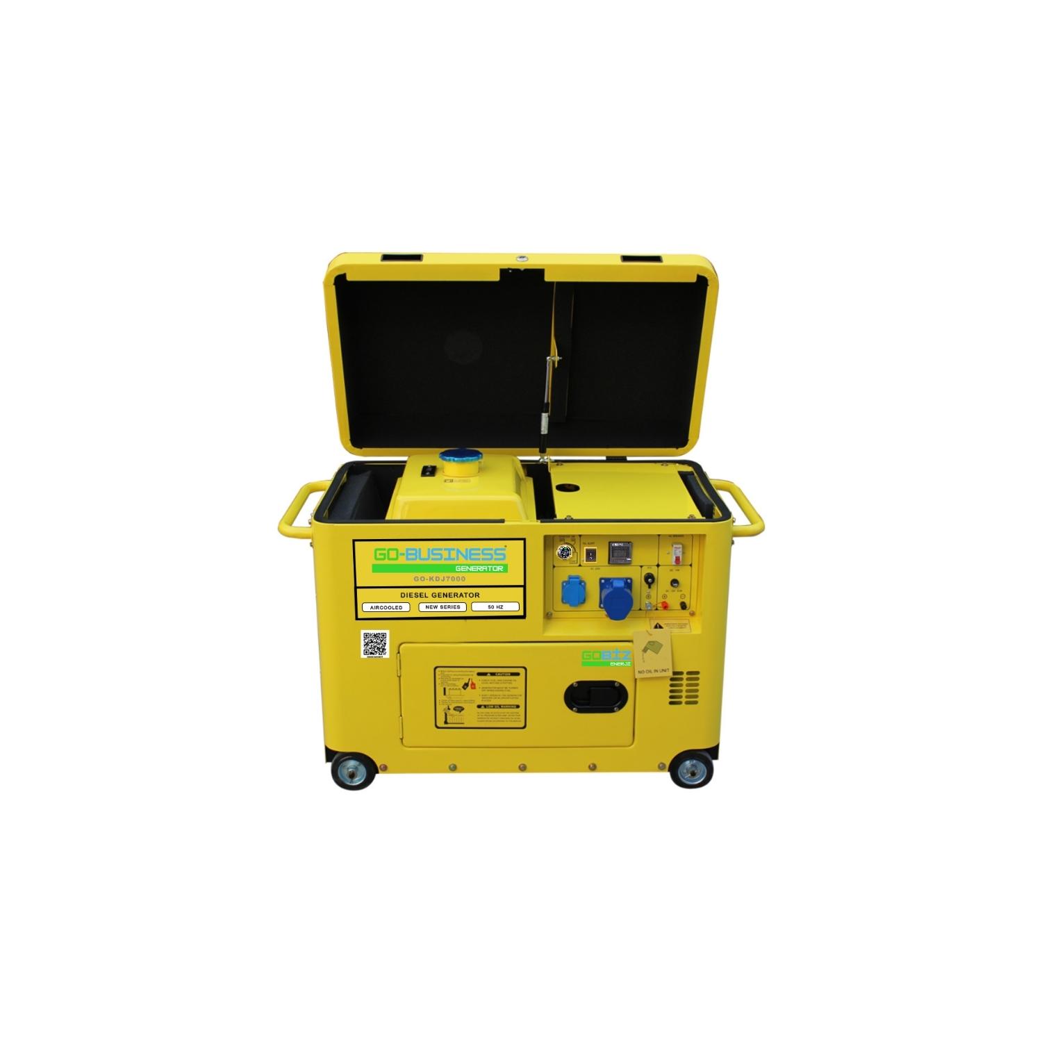 6,9 kVA GENERATOR GO-KDM7 GO-BUSINESS DIESEL GENERATOR